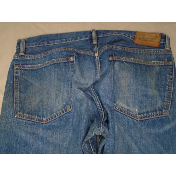 Polo Ralph Lauren Men’s Sullivan Slim Redline Button Fly Denim Jeans 36/30 J001 - Picture 15 of 16